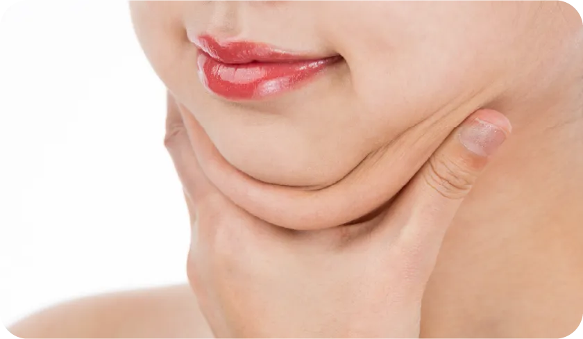 たるみが生じることがある