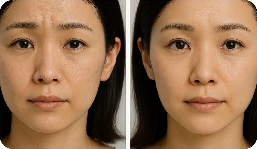 表情ジワの改善と予防