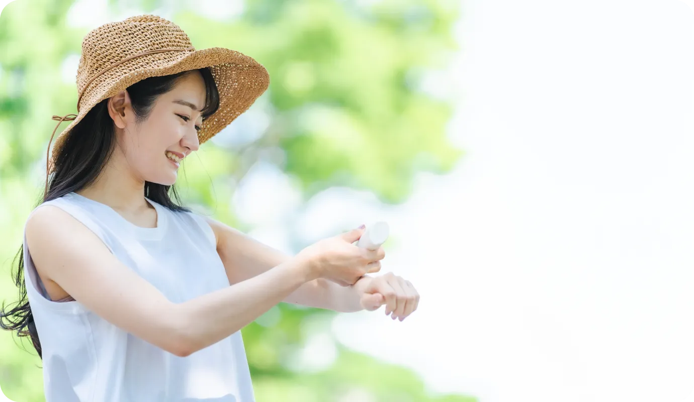 保湿と紫外線対策を徹底する