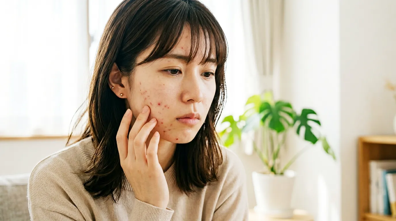 炎症性ニキビに使わないほうがよい理由